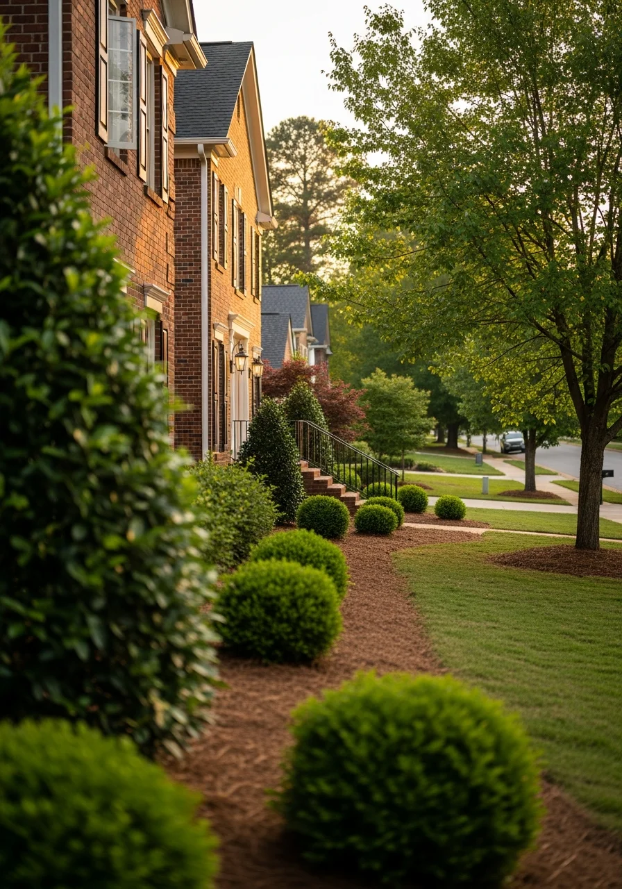 Athens neighborhood home with mature landscaping and updated exterior features.