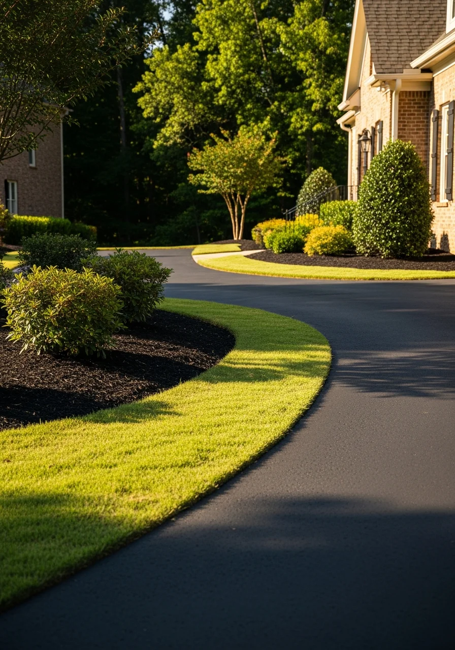 Close-up of a well-maintained Jefferson home exterior with landscaping and driveway.